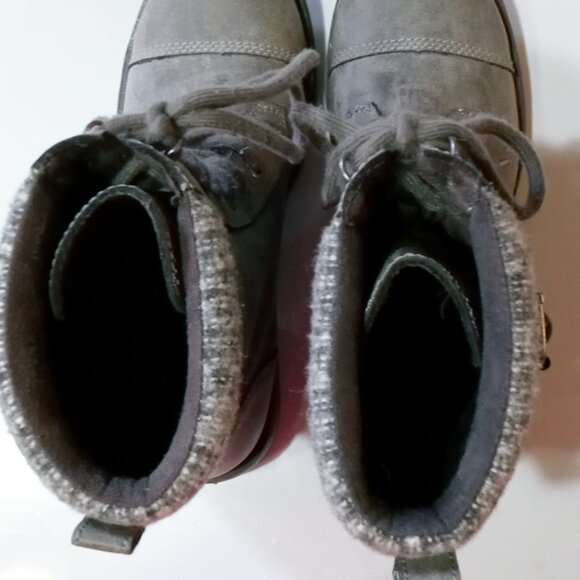 Rocket Dog Thunder Women's Gray Lace-up Boots Size 9 - Picture 4 of 9